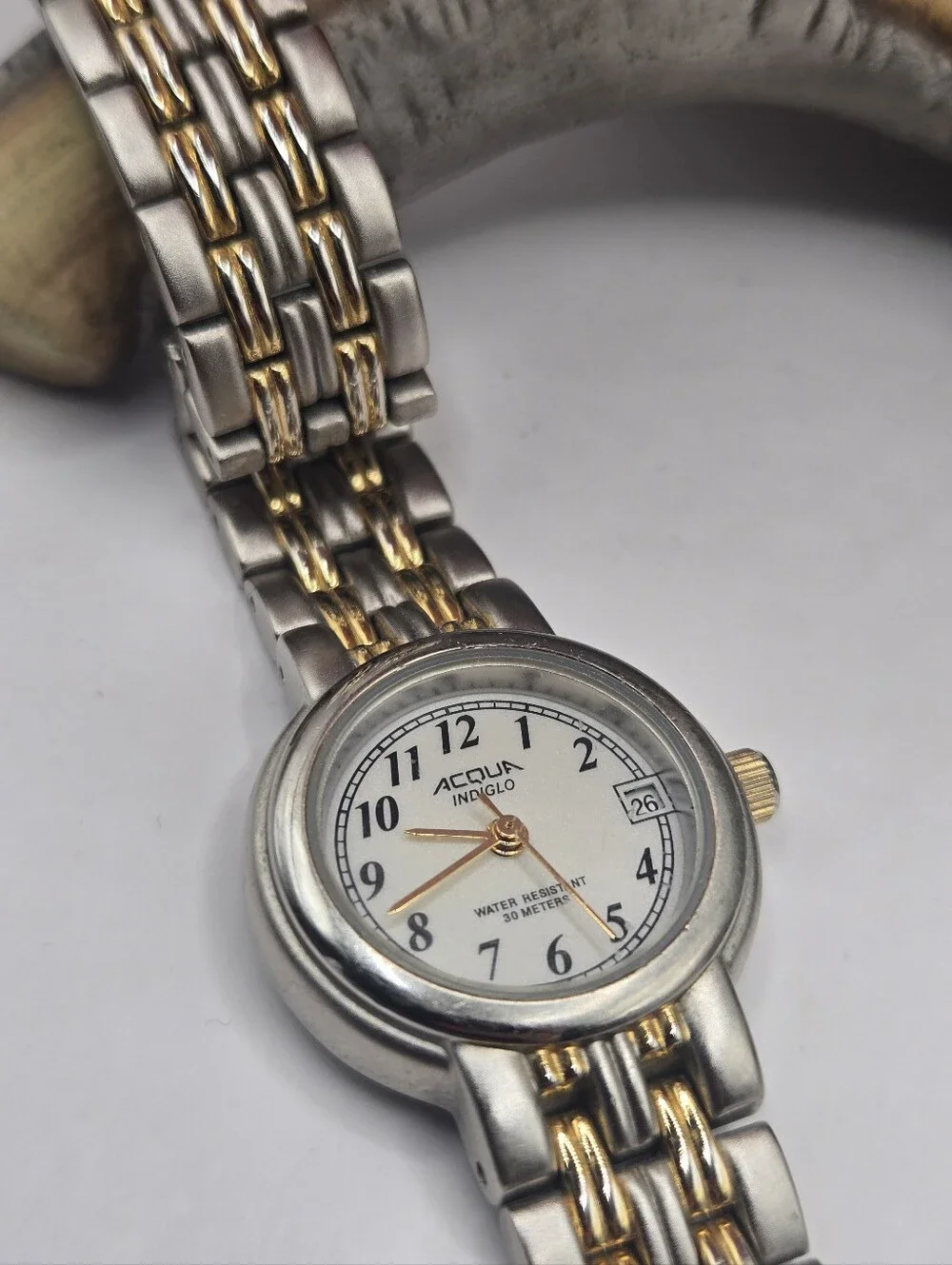 The Aqua Brand By Timex Two-Tone Women's Bracelet Watch - Gold & Silver